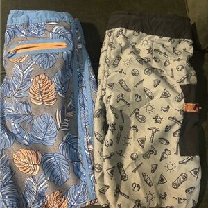 Art Class Blue and Orange Shorts